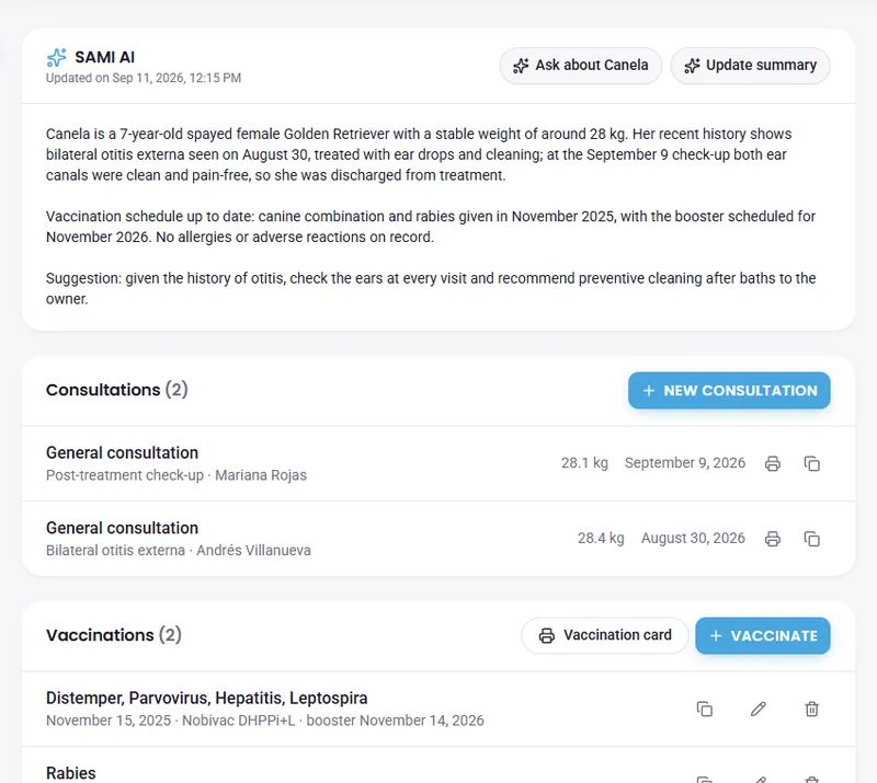 Centralized medical records